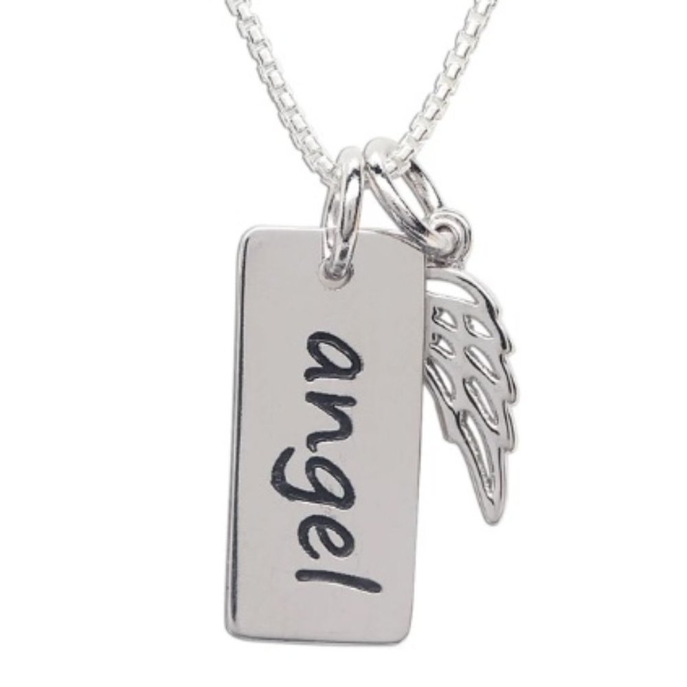 Sterling Silver Angel Necklace